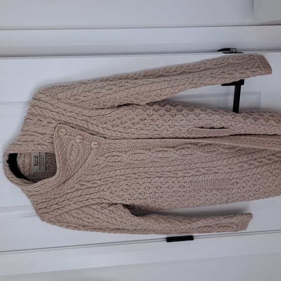 Aran Wool Cardigan - Picture 4 of 4